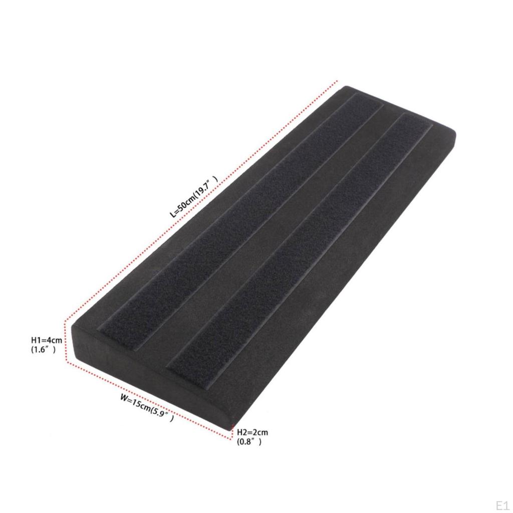 Guitar Pedalboard Molded Foam Lightweight Portable Pedal Board