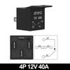 JD1914 40A 12V/24V SPDT Waterproof Car Relay 4/5 Pin Auto Switch Starter Kit for Car Boat Tractor Truck Motorcycle Relays 5