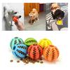 Dog Latex Molar Ball Elastic Bouncy Chew Toy Non Toxic Durable Bite Resist Leak Food Ball Teeth Grinding Oral Care Interactive