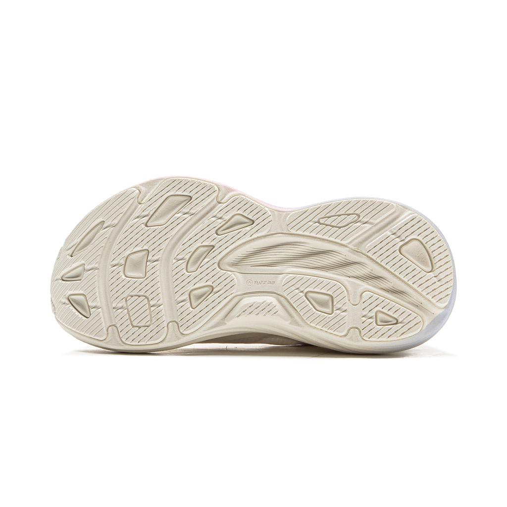 New LiNing Cushioning Anti Slip Wear Resistant Breathable Height Increasing Low Top Running Shoes Women's White Blue ARSV028-2