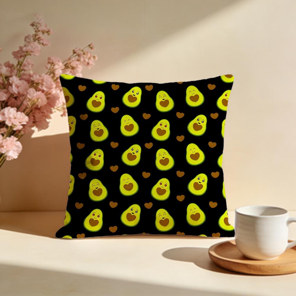 Cremige Avocado Kissenhülle Weiche Kissenbezüge für Zuhause Schlafzimmer Wohnzimmer Sofa