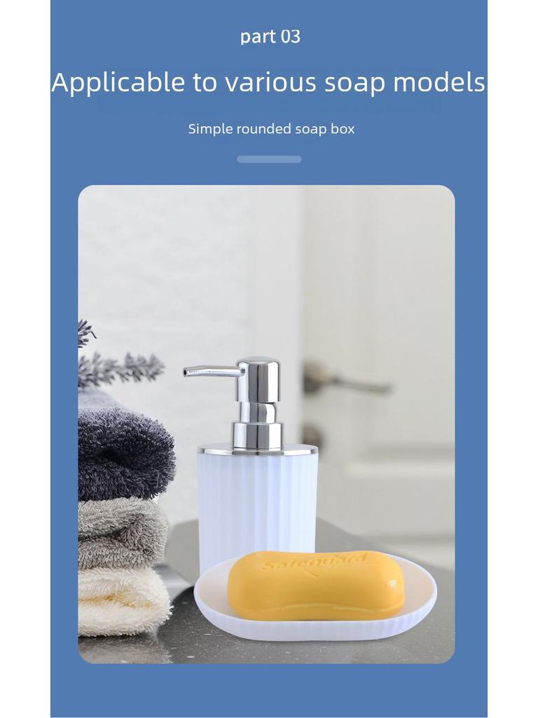 Achtteiliges Badezimmer-Elektroplattier-Waschset im europäischen Stil