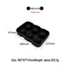 Silicone Skull Ice Cube Tray – Four-Connected Creative Halloween Mold