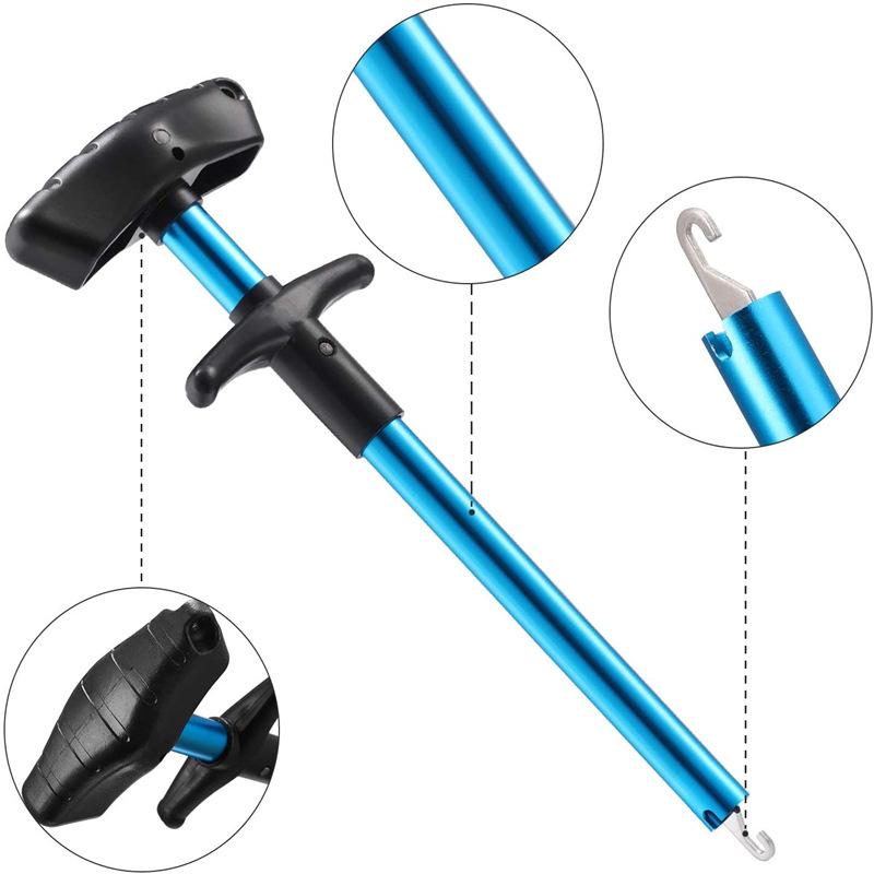 T-Type Fishing Hook Remover with Squeeze Puller Handle Extractor Puller Lightweight Outdoor Activity Sea Fishing Detacher Fishing Tools