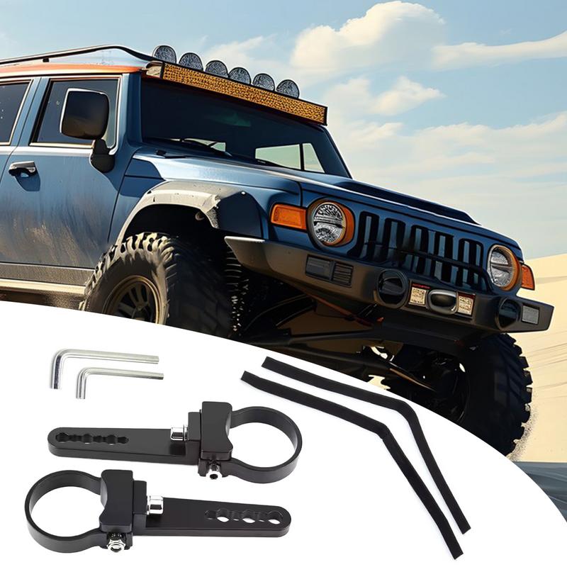 Mounting Brackets For LED Lights LED Light Mounting Bracket 2 Pieces Roll Cage Holder Adjustable Car Accessories Heavy Duty Tube