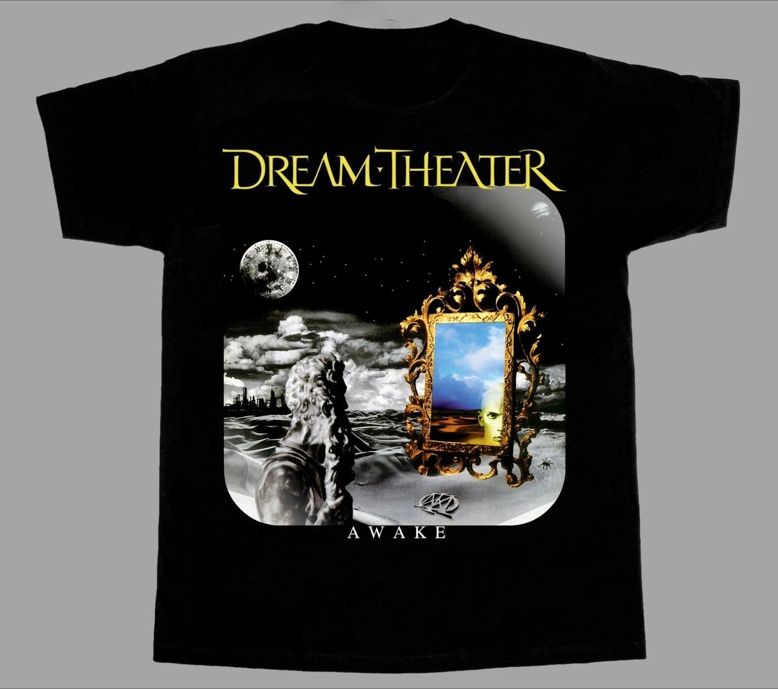 New dream theater awake BLACK TSHIRT  New SpringSummer Arrivals Regular Fit Casual Unisex S