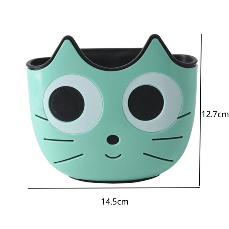 1ks Kreslená kočka Kreativní odtokový sáček do dřezu Kuchyňský úložný a závěsný koš Úložný a odkapávací stojan Závěsný sáček