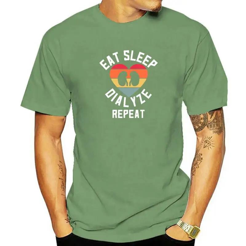 Retro Dialysis Patients Kidney Tech Renal Nephrology Nurse T-Shirt Cotton Men T Shirt Classic T Shirt New Coming Printed