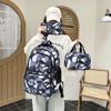Multi-piece Casual Backpack Student Backpack Thermal Insulation Lunch Bag Large Capacity