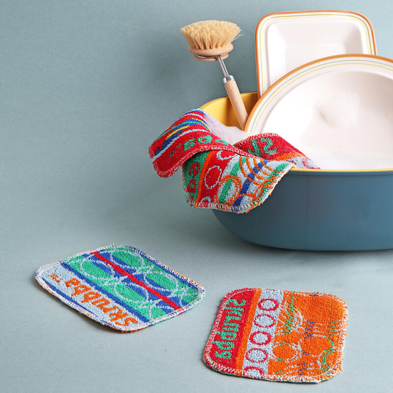 Polish scrubber sponge 2-piece set (random delivery)