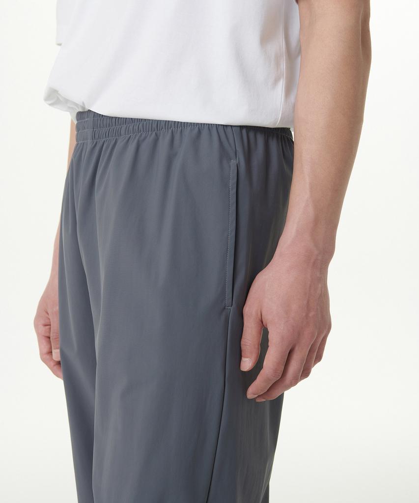 Musinsa Standard [Cooltandard] Cooling Wide Elastic Waist Pants [Blue Gray]