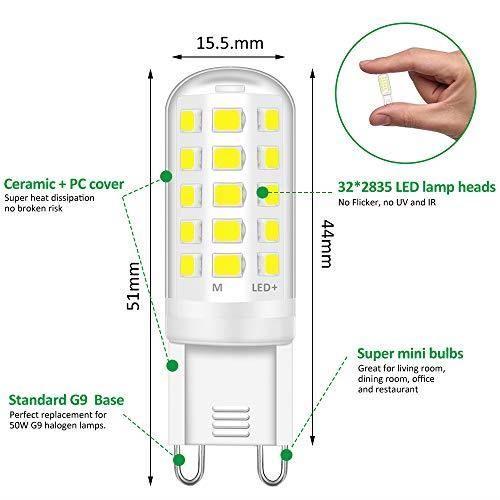 Ampoule LED G9 - Tailcas - 5W - Blanc Froid 6000K - 500LM - Non Dimmable