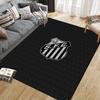 Santos FC2 Flannel Pattern Square Carpet,Area Rug,Carpet Rug for Living Room Bedroom Sofa Playroom Decor,Non-slip Floor Mat