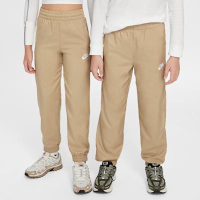 Teenagers Nike Knitted Sweatpants Sportswear Club Parachute Beige/Whit L
