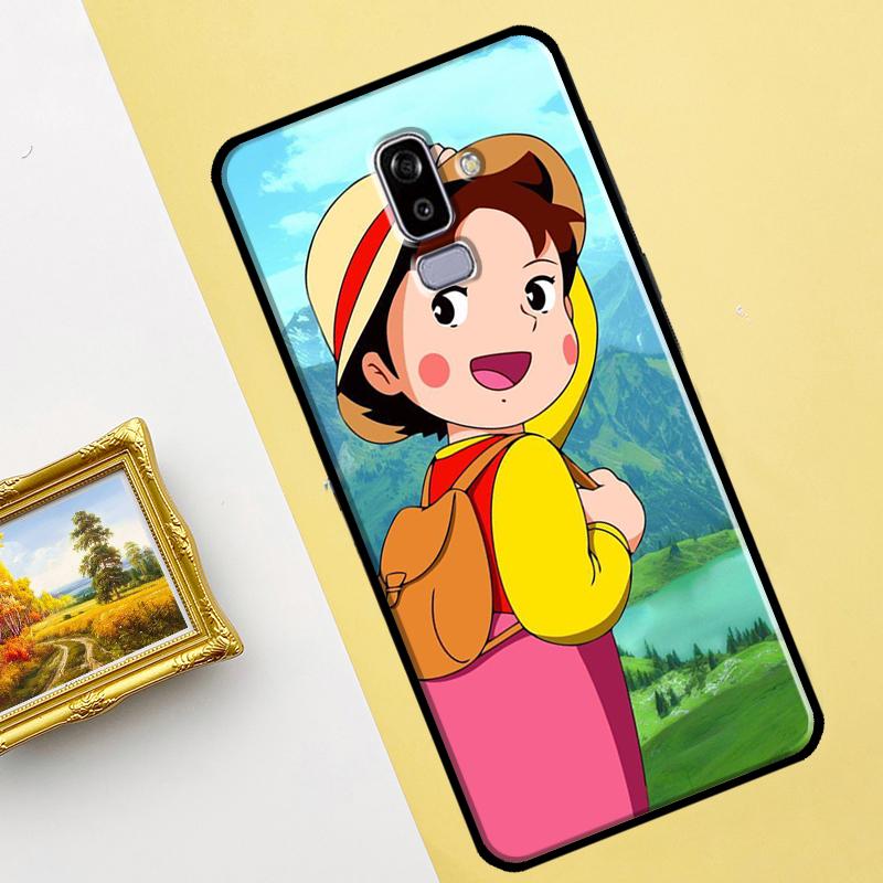 

Cartoon Heidi Case For Samsung Galaxy J3 J5 J7 2017 J1 A3 A5 2016 A7 A9 J8 J6 J4 A6 A8 Plus 2018 Funda A8 Plus 2018