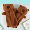 Plush Capybara Charming Toy Pencil Case Spacious Cute Design Perfect For Organization Desk