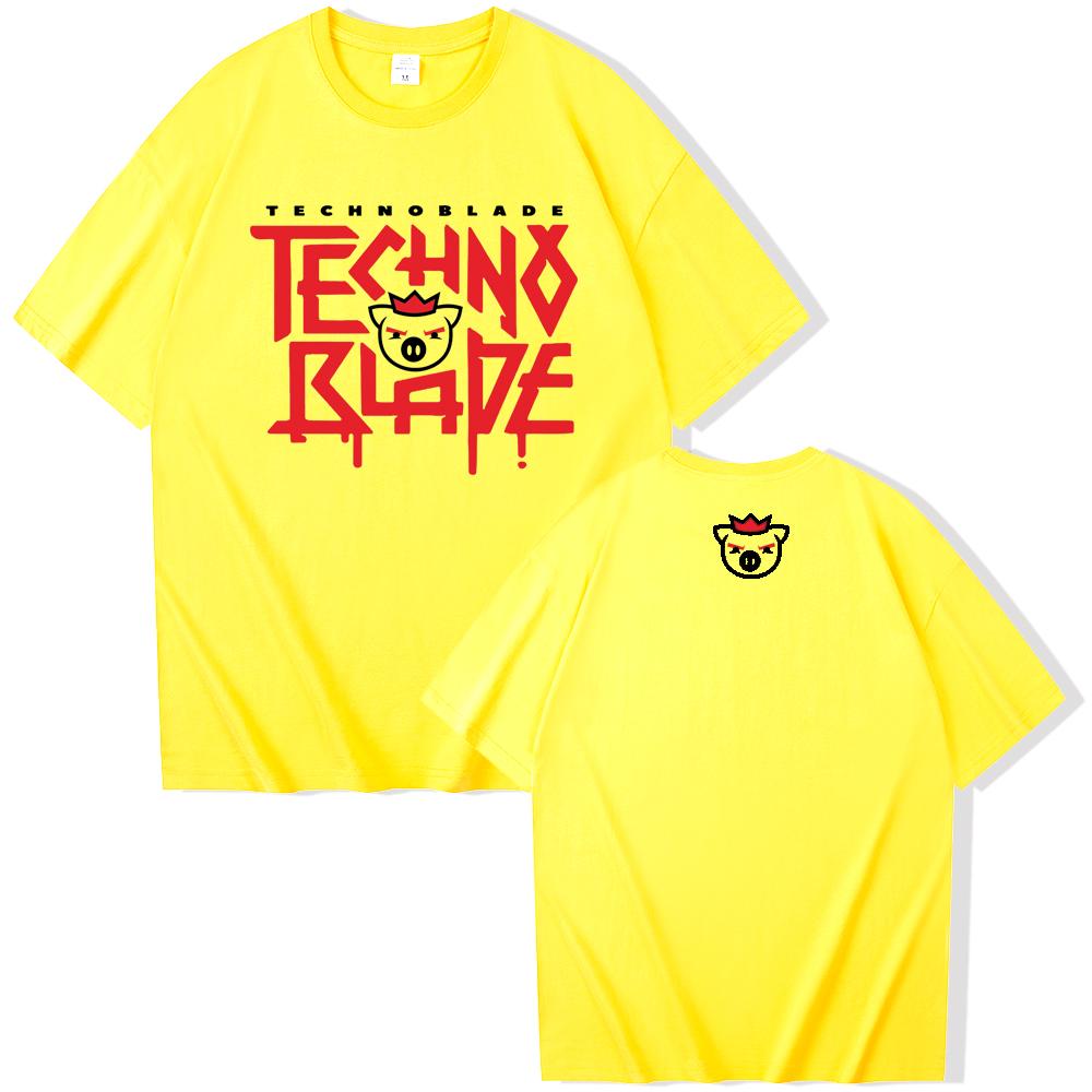 Technoblade 2D Printed T-Shirt Dream Smp Tshirt Tops Tees Camiseta Camiseta