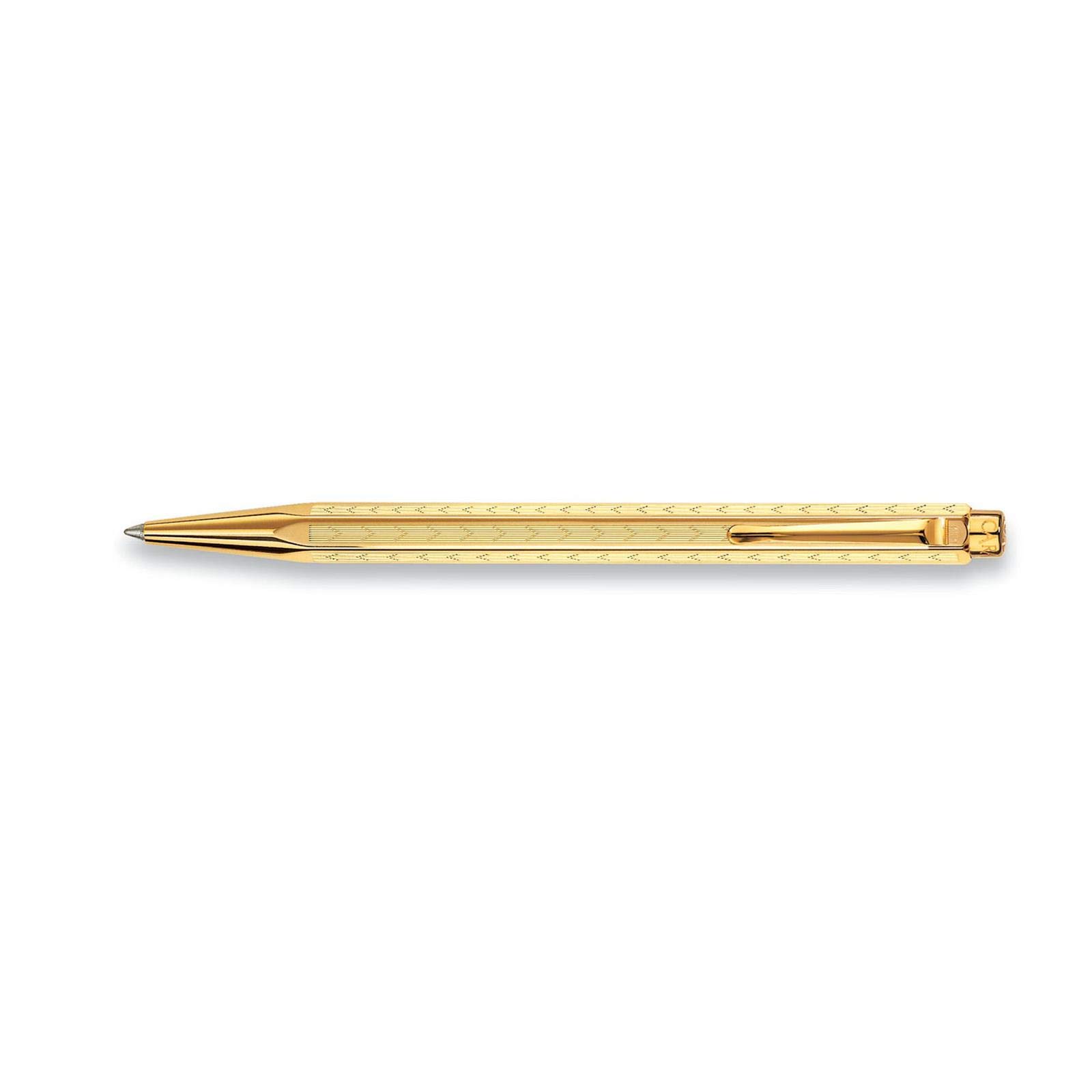 

Шариковая ручка Caran Ecridor Chevron Gold d Ache 0898-208 золотой