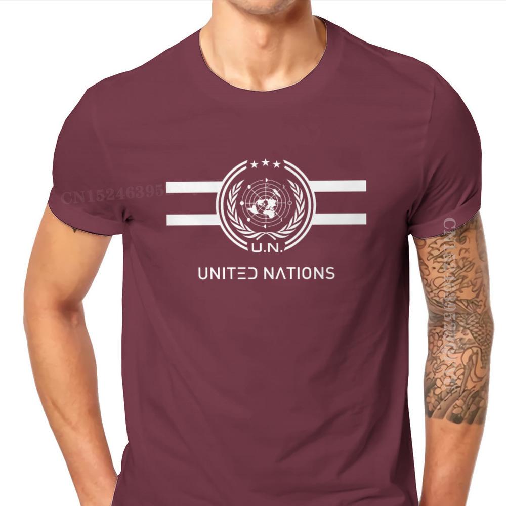 United Nations Logo Hipster TShirts The Expanse Joe Miller James Holden Canterbury TV Male Harajuku Pure Cotton Tops T Shirt