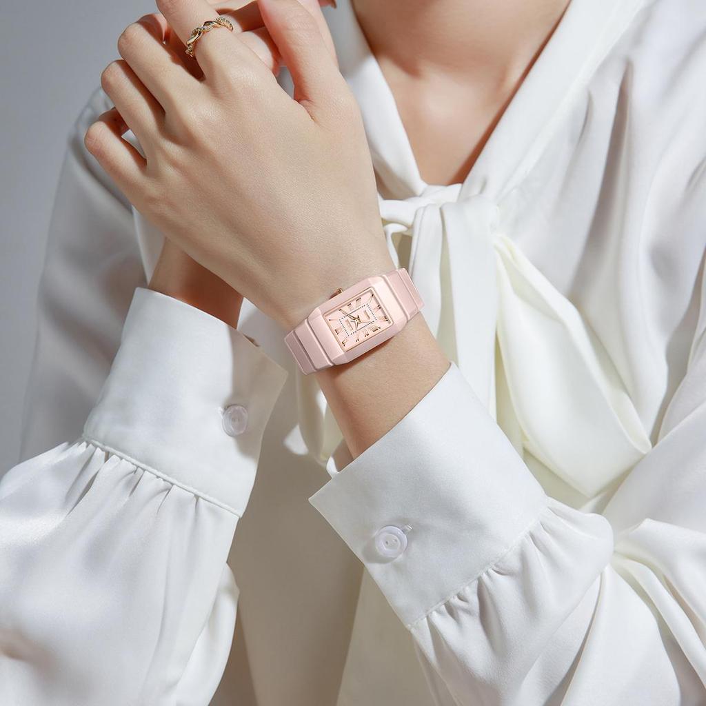 LIGE Fashion Women's Watch Simple Casual Ceramic Waterproof Quartz Watch Women Gift