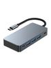 7 In 1 TYPE-C+USB3.0*3+HDMI*2+PD100W+USB-C Data Interface Hub Adapter Dock