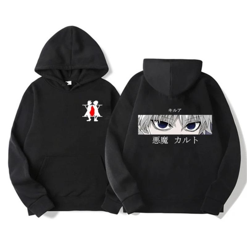 

Killua Zoldyck Devil s Eye Tattoo Print Unisex Streetwear Hip Hop Style Autumn Winter Fashion Oversize Hip Hop Tops 3XL