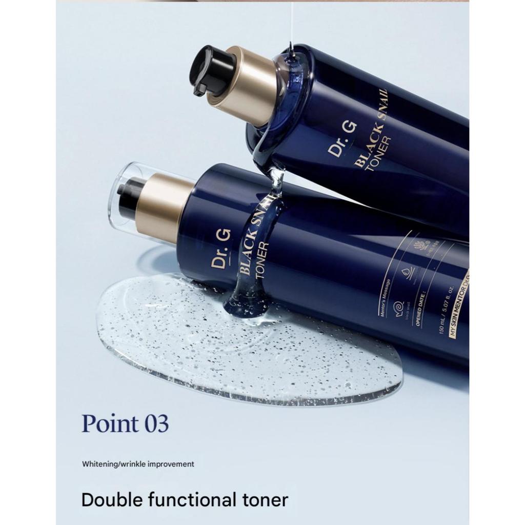 [Dr.G] Black Snail Skincare Set (Toner 150ml/ Emulsion 150ml)