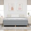 Bed Frame with Mattress Light Grey 180 x 200 cm Fabric