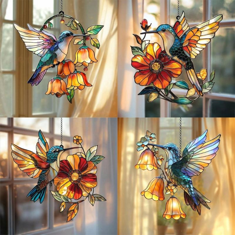 Langlebiger Acryl Kolibri Sonnenfänger Für Den Außenbereich Wind- Und Sonnenlichtbeständig Ohne Ausbleichen