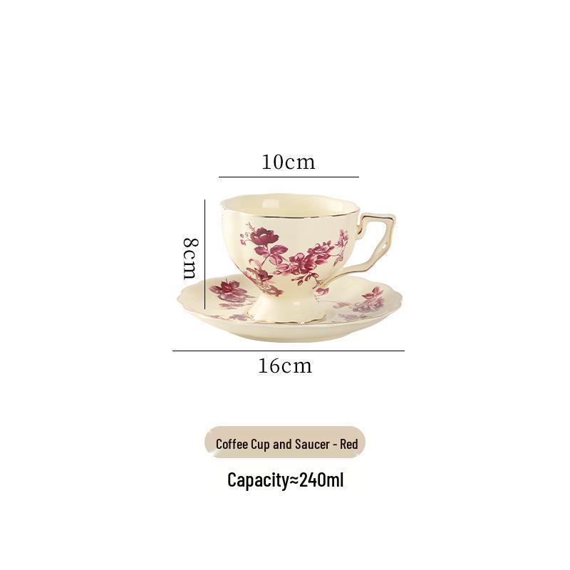 Vintage Dragonfly & Butterfly Ceramic Tableware Set: Dish, Bowl, Plate, Fish Plate, Deep Plate, Noodle Bowl