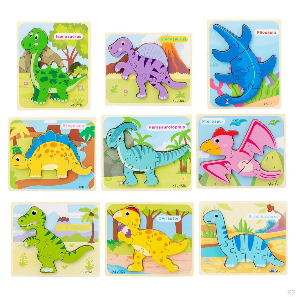 Wooden Interesting Puzzle Dinosaur
