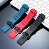 18MM Silicone Watch Strap for Casio WS-1400H/1300/1700H W-737H Sports Resin Silicone Watch Strap Accessories for Men's Bracelets