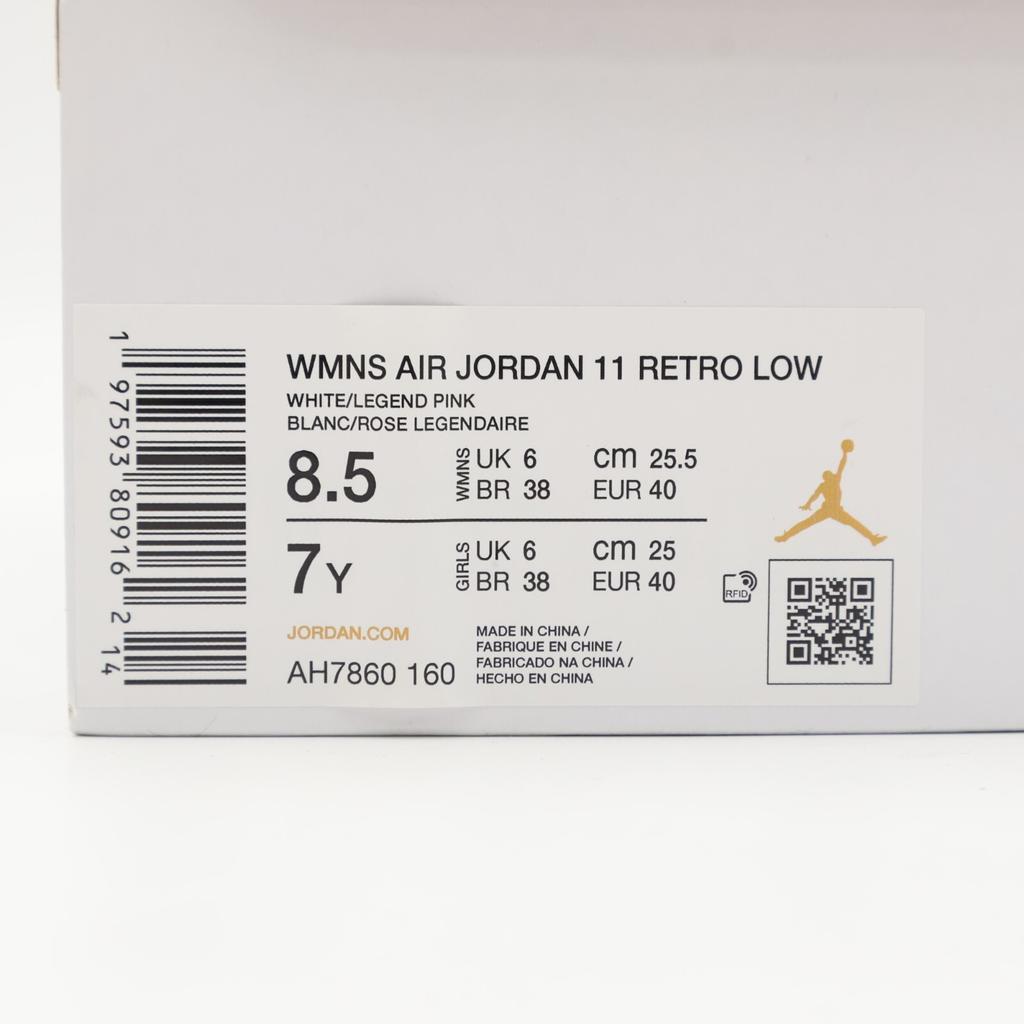 AH7860-160 Nike Air Jordan 11 Retro Low Legend Pink (Women's)