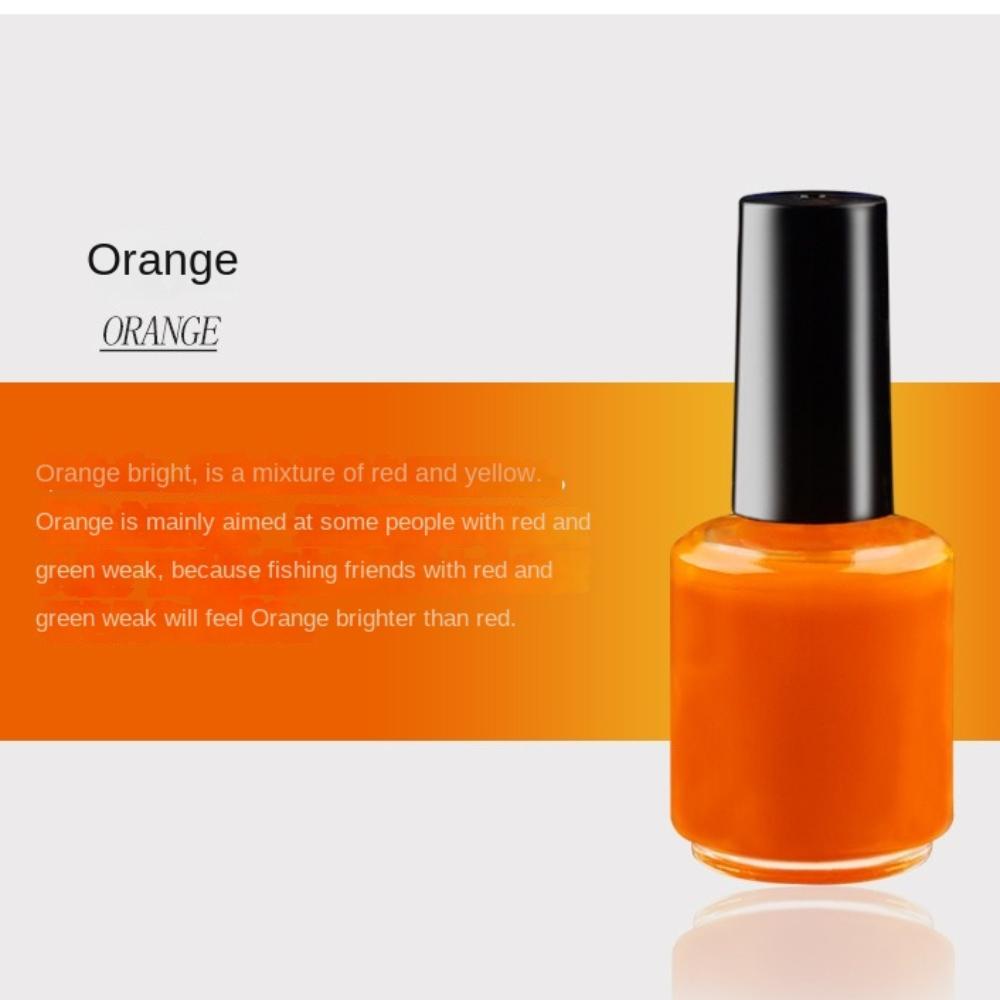 

15 мл поплавці хвіст різнокольорові рибальські поплавці лак рибальські снасті аксесуари Orange