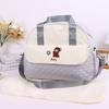 Bear Pattern Cartoon Mommy Bag Large Capacity Portable Diaper Bag Mommy Crossbody Bag  Daily Use