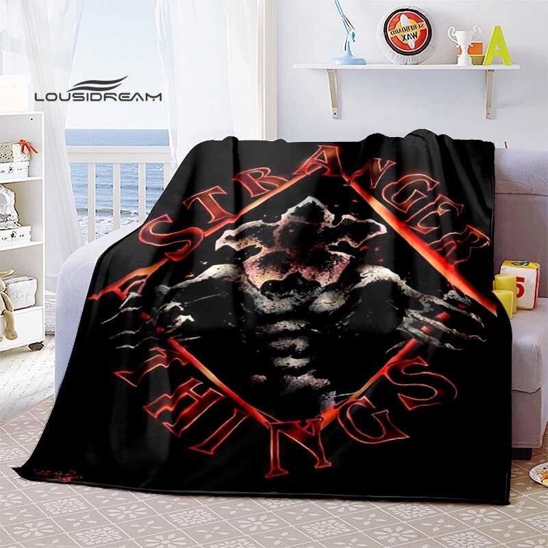 Stranger Things Supernatural Blanket Flannel Fluffy Fleece Throw Blanket Bed Linings Sofa Travel Camping Blankets