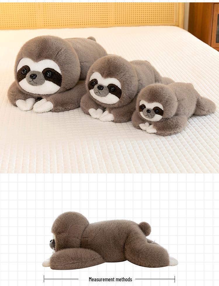 Mego Herriot Plush Sloth Monkey Seal Doll – Comforting Toy for Kids