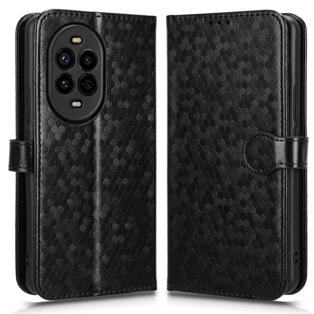 

For Huawei nova 13 Pro 5G Wallet Case Dot Pattern Imprint PU Leather Phone Cover A