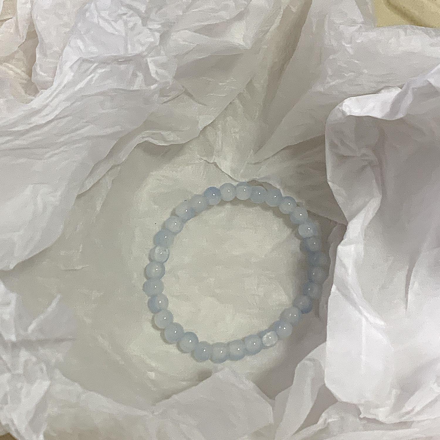 Ice-Sensation Water Wood Bracelet: Ancient Style, Fresh Design, High-Value DIY Handmade Jewelry