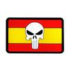 Haike Spain PVC Epoxy Punisher Flag Velcro Patch