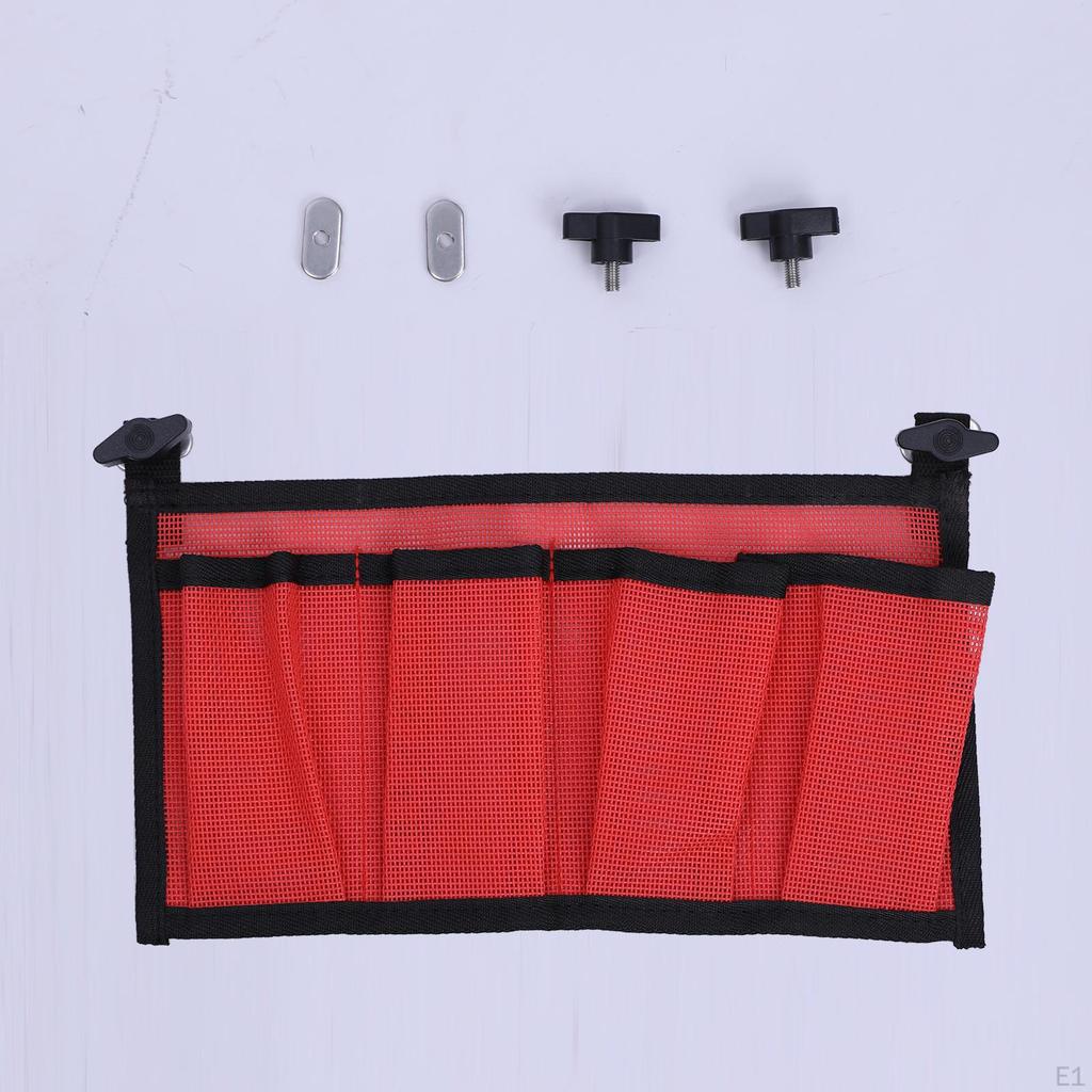 11,8x7,5 pouces Sac de Rangement en Maille Durable pour Outils de Bateau Marin Pochette Yacht Kayak Canoë Annexe Matériel de Pêche