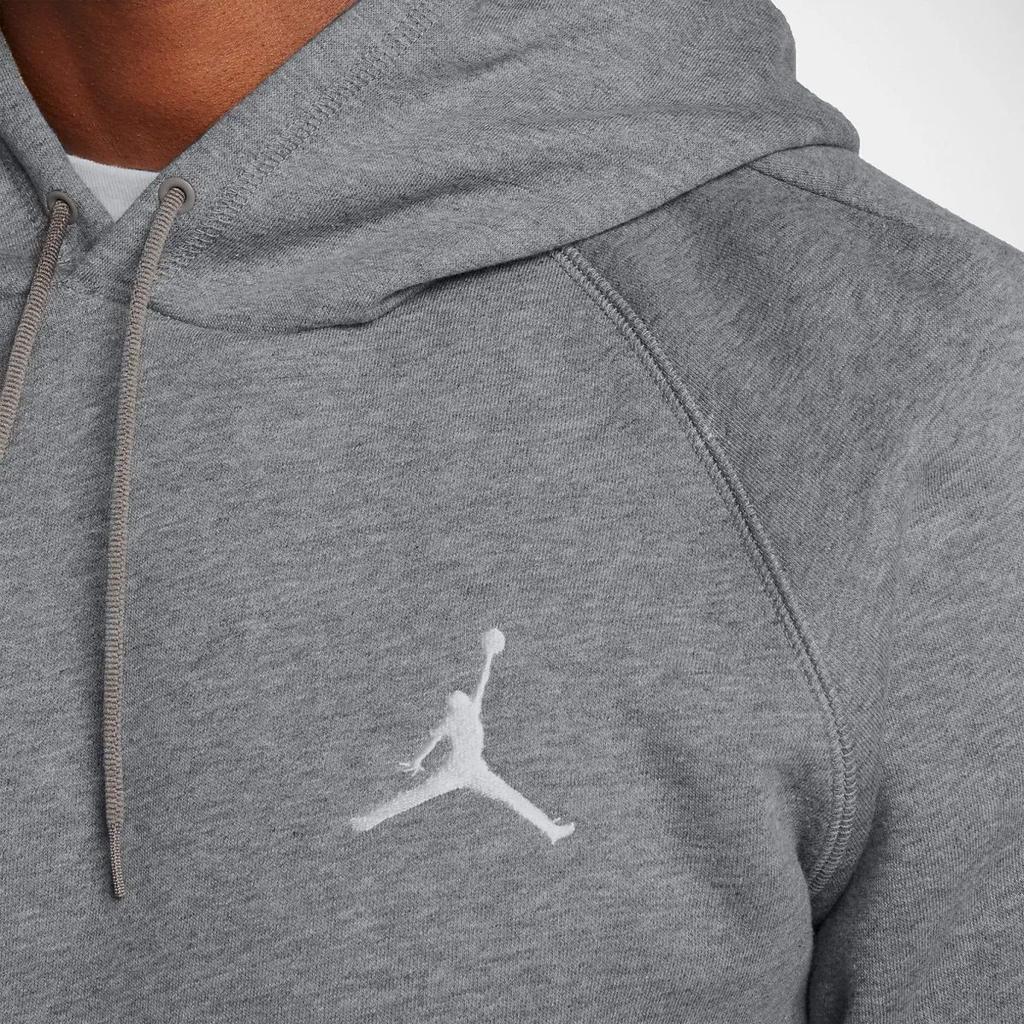 Jordan Sweatshirts Men's Gray Hooded Moderate Regular 823067-091