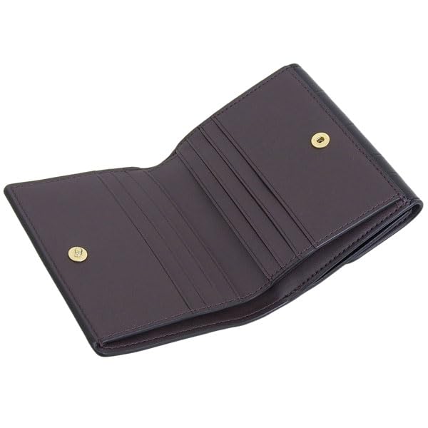 Wallet Bifold Folding Wallet Compact Outlet Brand Leather CM263 [Coach] Women's (BLACK/Black) [Item]