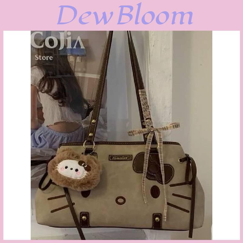 Disney Hello Kitty Pu Cartoon Shoulder Bag With Adjustable Strap For Daily Use