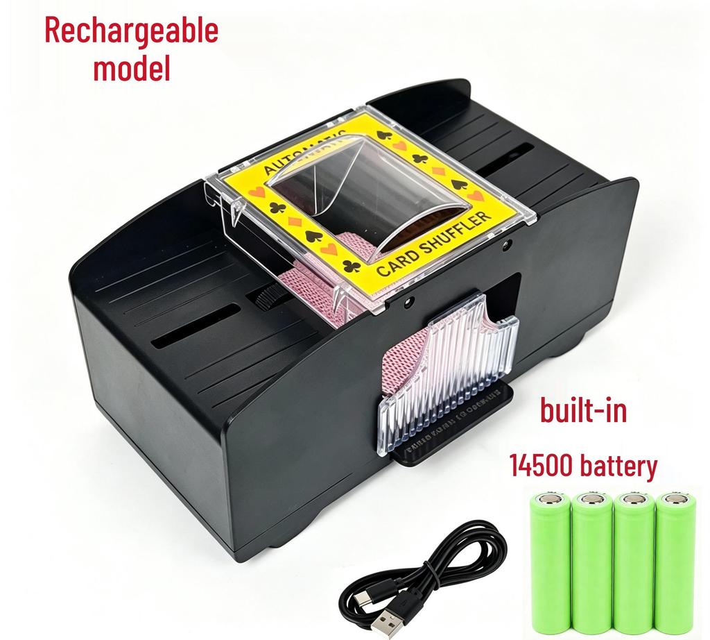 USB Otomatik Kart Karıştırıcı - 2, 4 veya 6 Destelik
