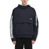 adidas Sweatshirts Men's Black Hooded Moderate Regular GM4433