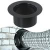 1pcs ABS Wall Flange Connector For Ventilation Pipe Air Ducting Connection Round 100mm 125mm 150mm High Strength Exhaust Fans