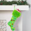 Large Christmas Stocking Fabric Hanging Sock for Mantels and Holiday Packaging