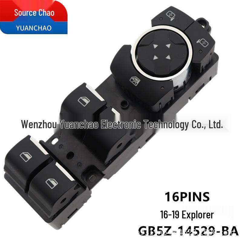 16-19 Ford Explorer Power Window Switch GB5Z-14529-BA
