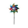 Striped Laser Rainbow Pinwheel Bird Repellent Toy
